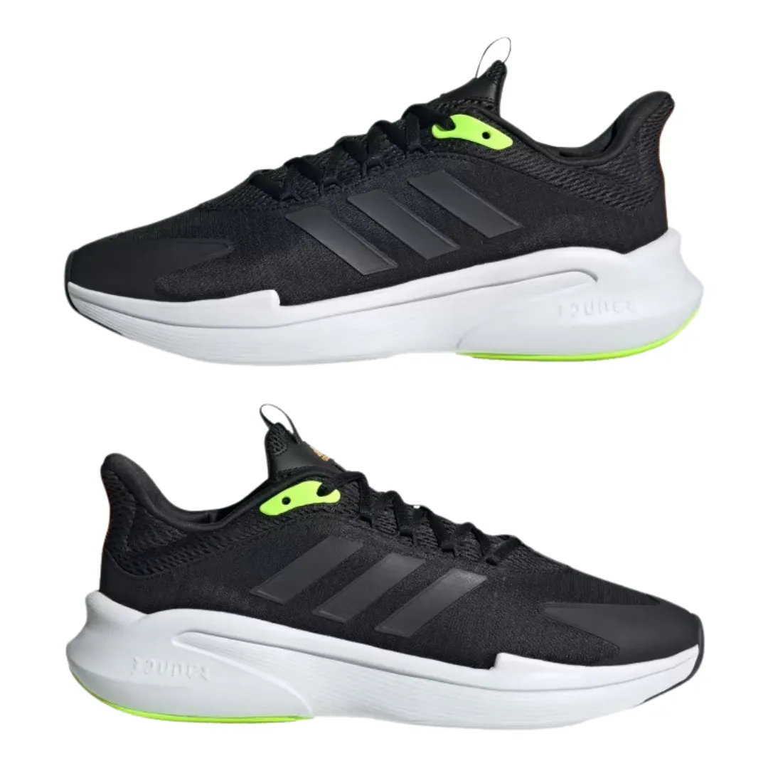 Adidas - Men's AlphaEdge  'Black Lucid Lemon' - Core Black / Carbon / Lucid Lemon