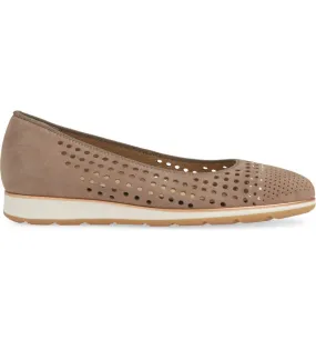 Ara Women's Sardinia Ballet Flats- Taupe