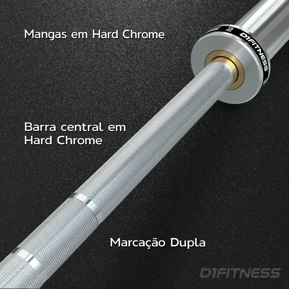 Barra Olímpica Feminina - HARD CHROME LPO TOP