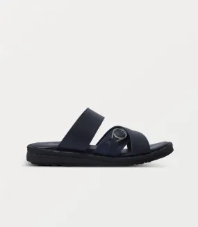 BM6849-NAVY-Men Slipper
