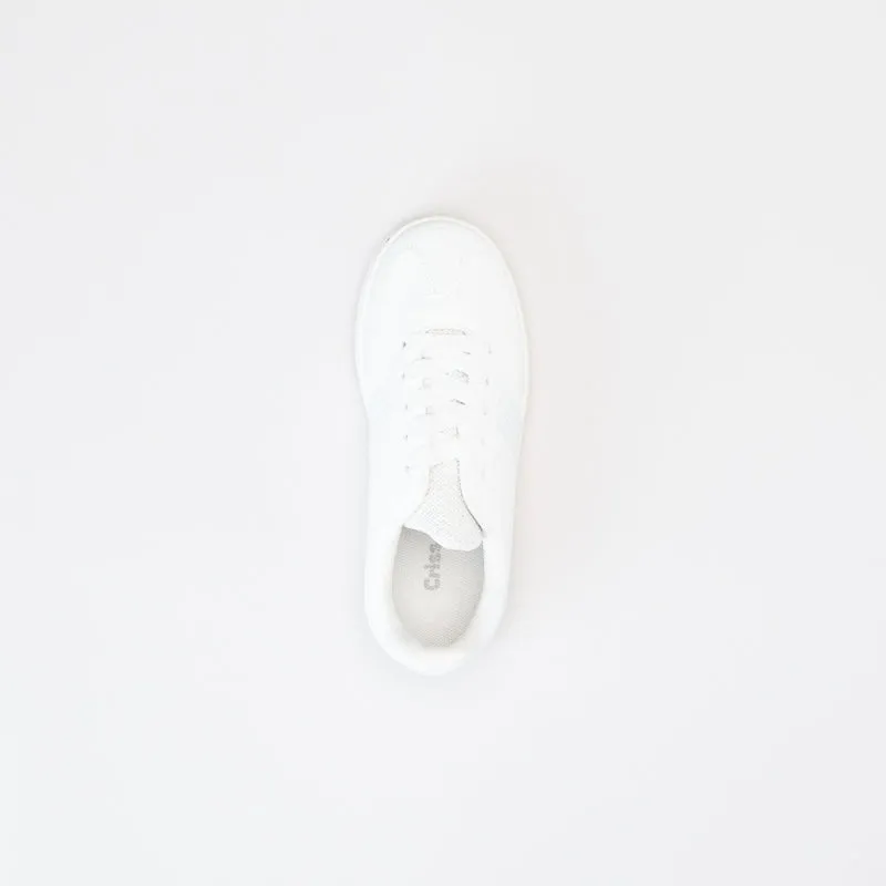 Boys White Mono Sneaker _ 150527