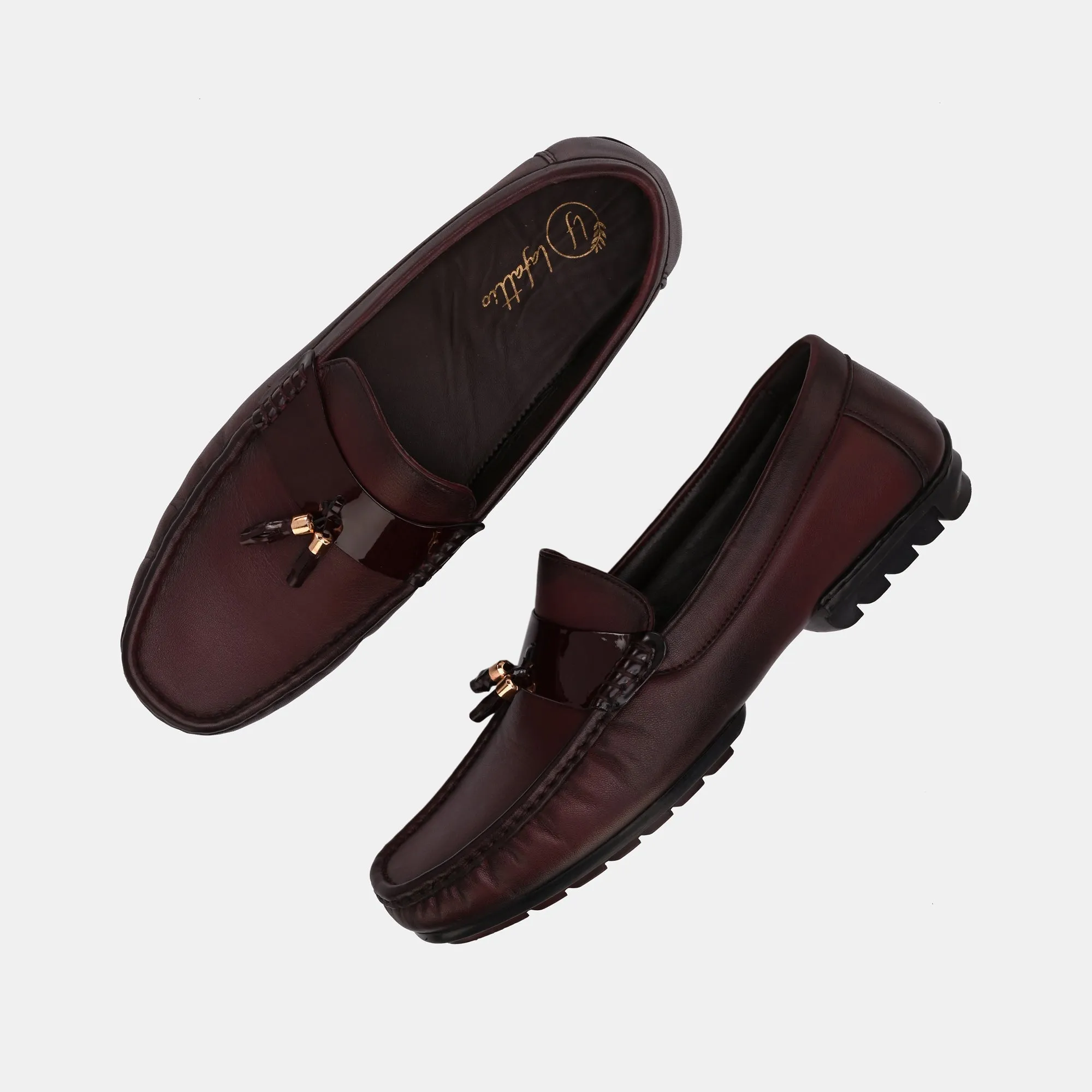 Cherry Tassel Loafers by Lafattio