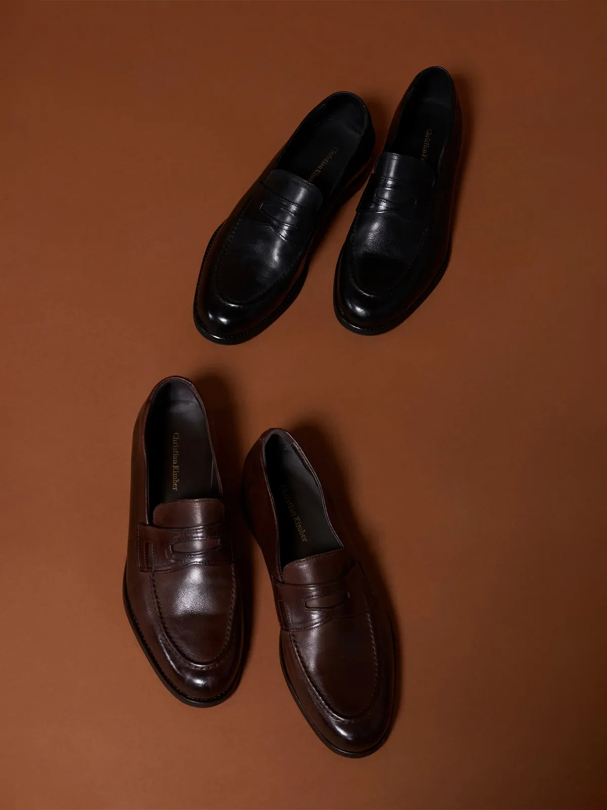 Christian Kimber Russell Classic Loafer - Chocolate Grain