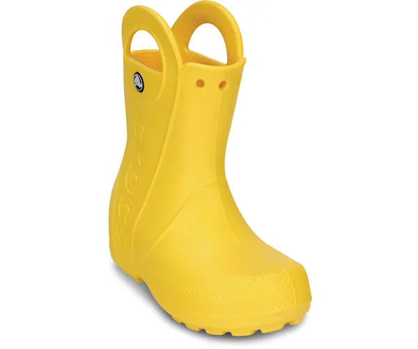 Crocs Kids Classic Handle It Rain Boots - Yellow
