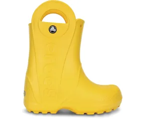 Crocs Kids Classic Handle It Rain Boots - Yellow