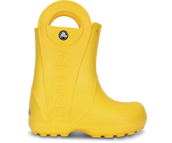 Crocs Kids Classic Handle It Rain Boots - Yellow