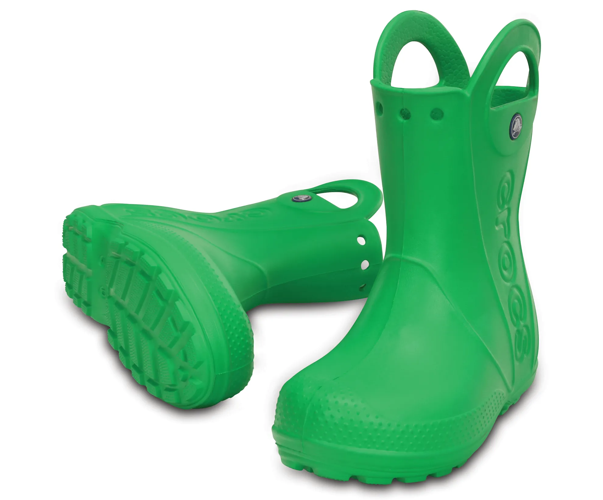 Crocs Kids Handle It Rain Boot - Grass Green