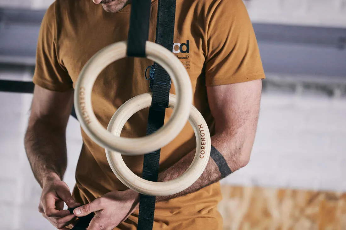 Cross Training Fitness Rings - Wood