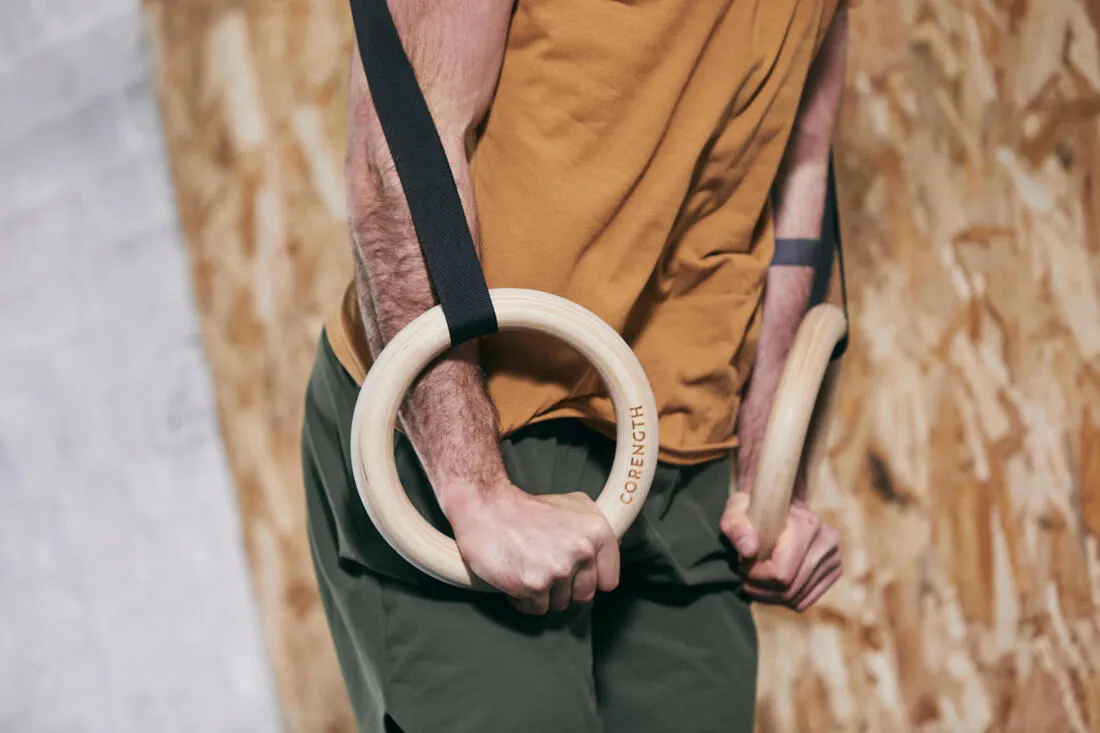 Cross Training Fitness Rings - Wood