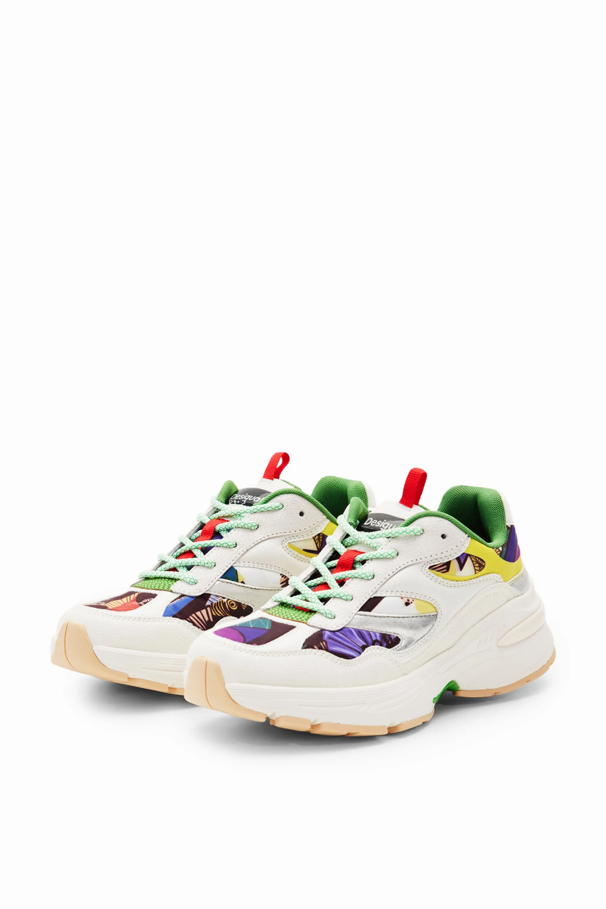 Desigual Christian Lacroix Multicolour Chunky Running Sneakers 24SSKP15
