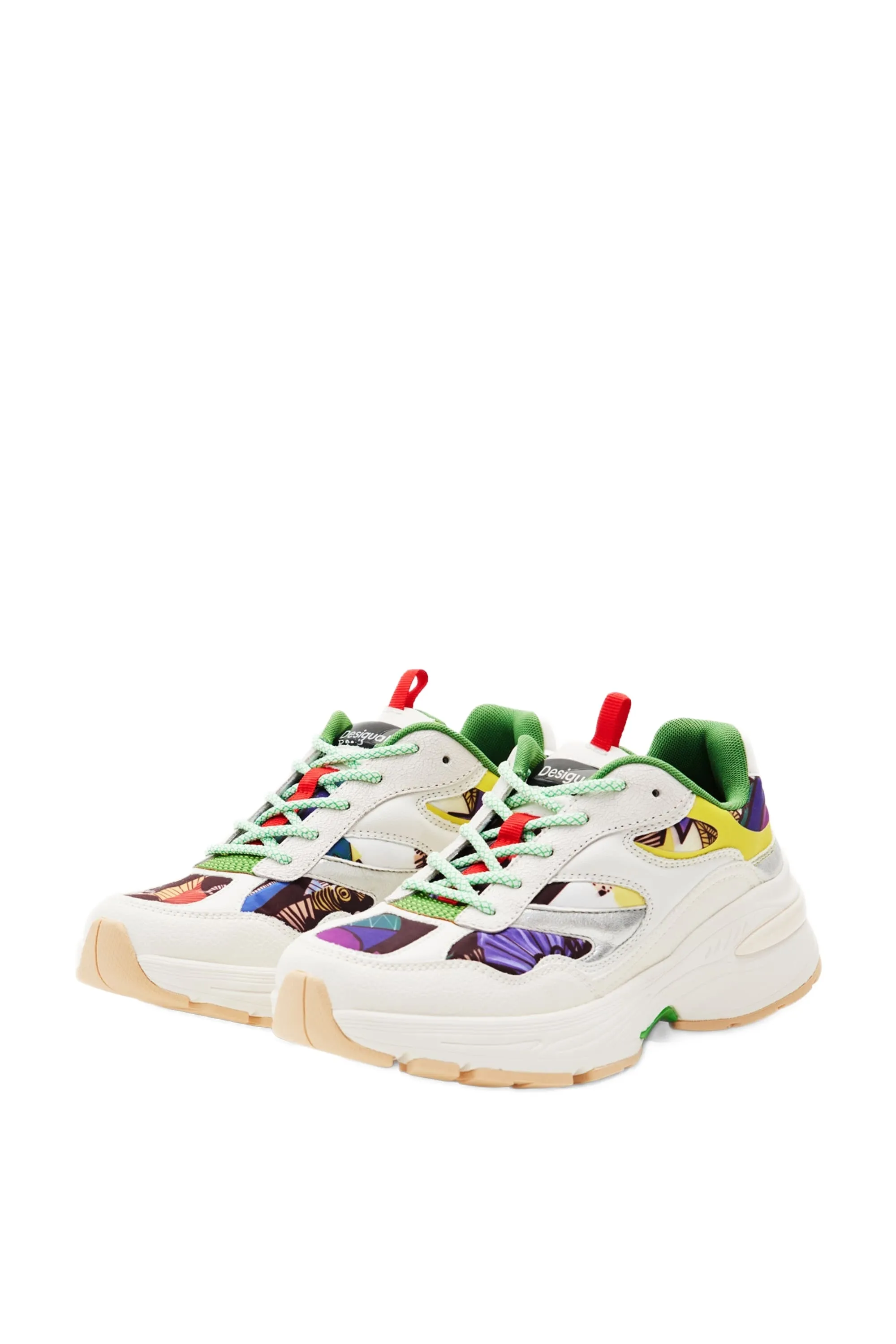 Desigual Christian Lacroix Multicolour Chunky Running Sneakers 24SSKP15