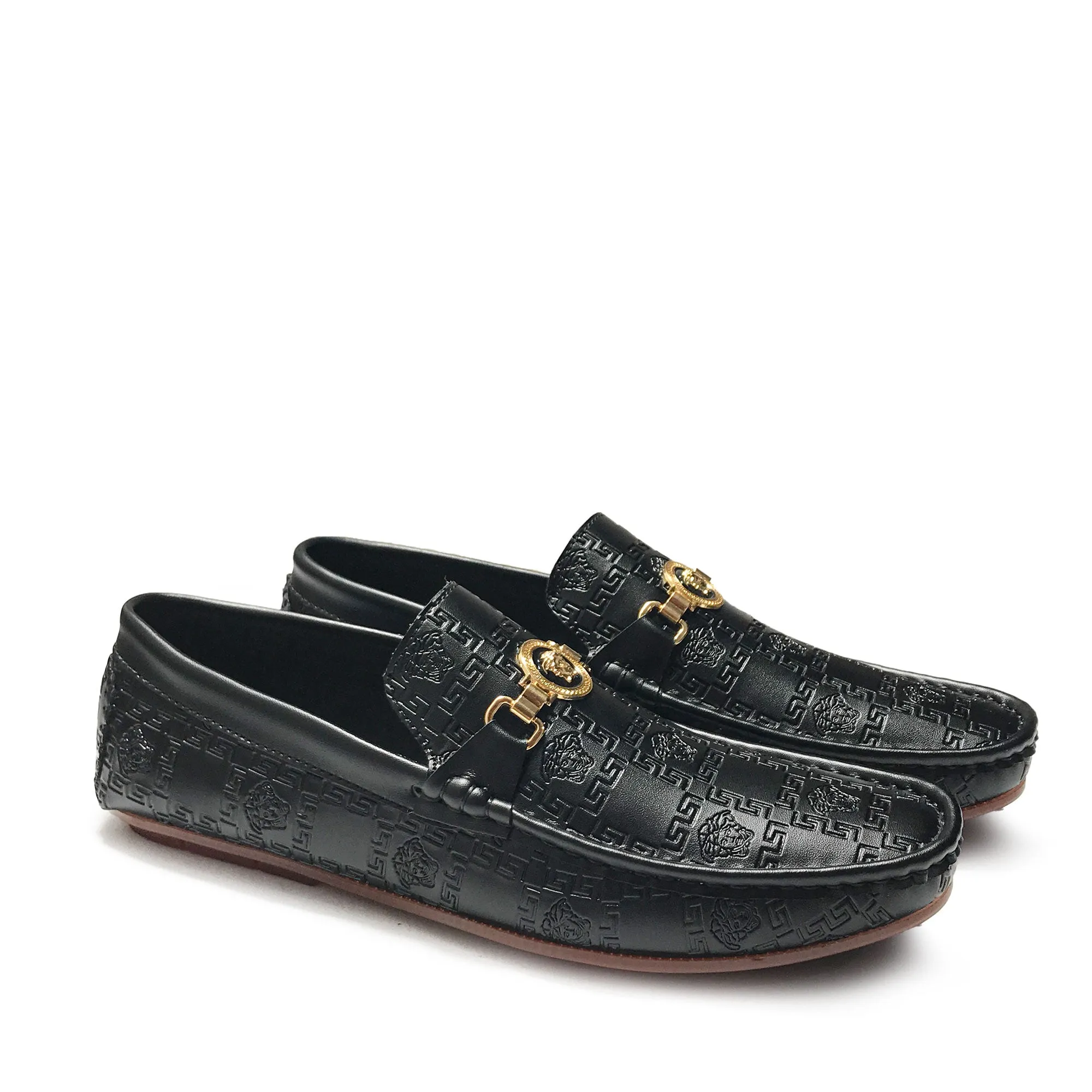 DL - VER-SACE BLACK LOAFERS