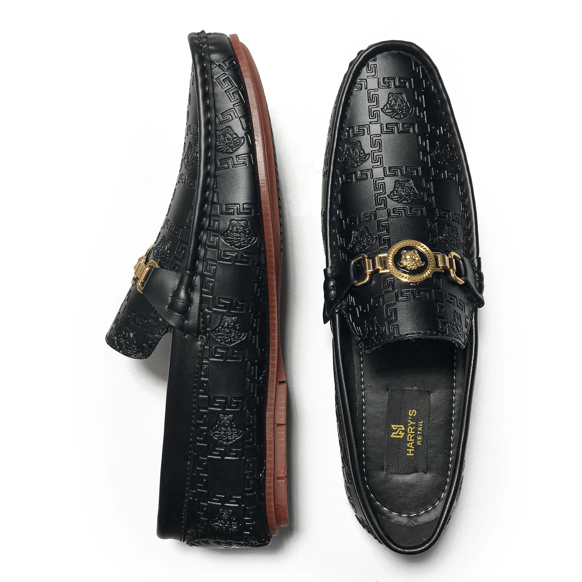 DL - VER-SACE BLACK LOAFERS