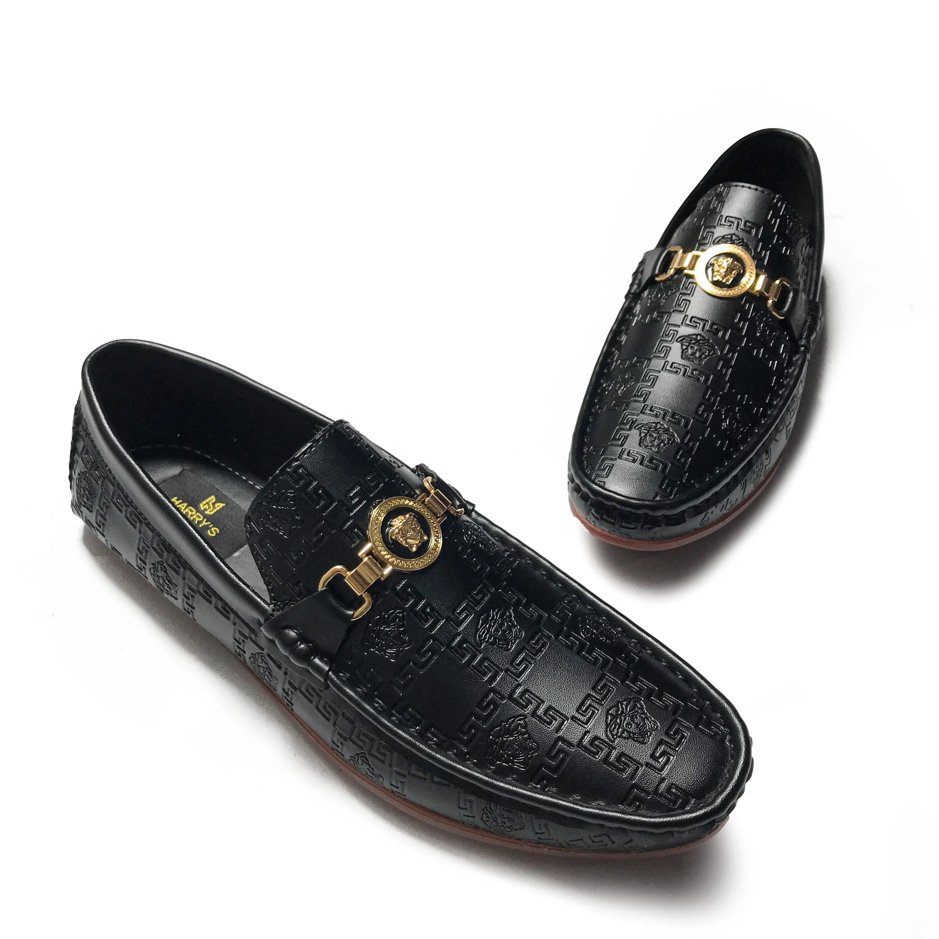 DL - VER-SACE BLACK LOAFERS