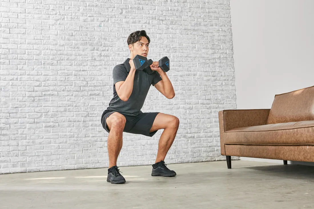 Domyos 10kg Hex Dumbbells