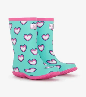 Hatley Packable Rain Boots - Hearts