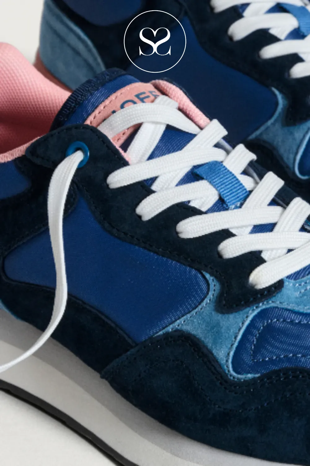HOFF CORK BLUE MULTI COLOUR WALKING TRAINERS
