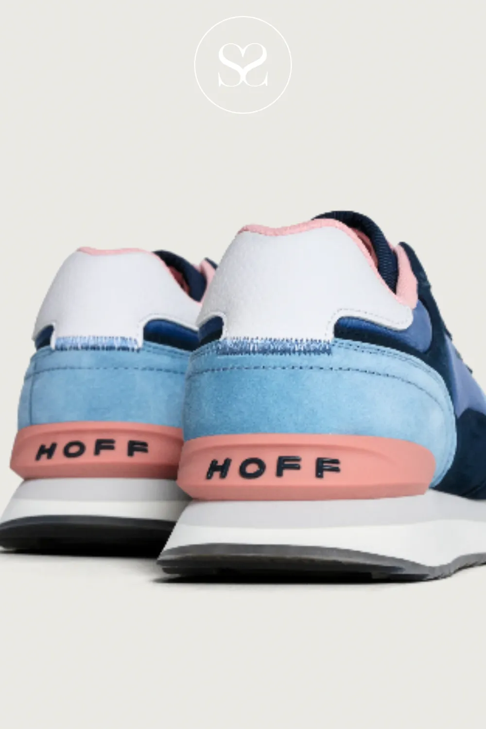 HOFF CORK BLUE MULTI COLOUR WALKING TRAINERS