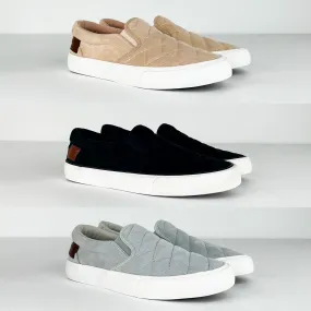 In the Groove Quilted Slip On Sneakers - 3 colors!