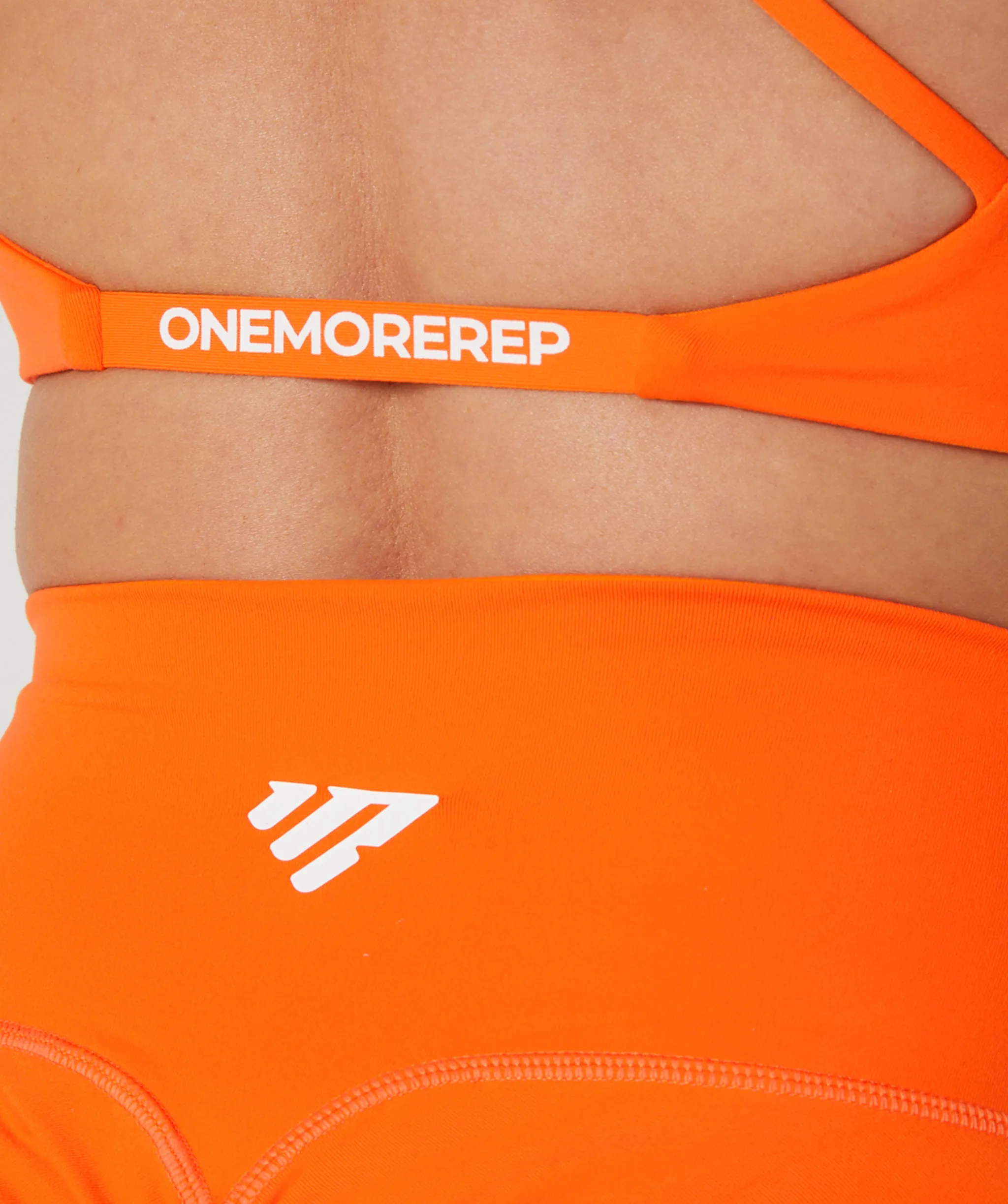 Infinity Bralette (Bright Orange) by OneMoreRep
