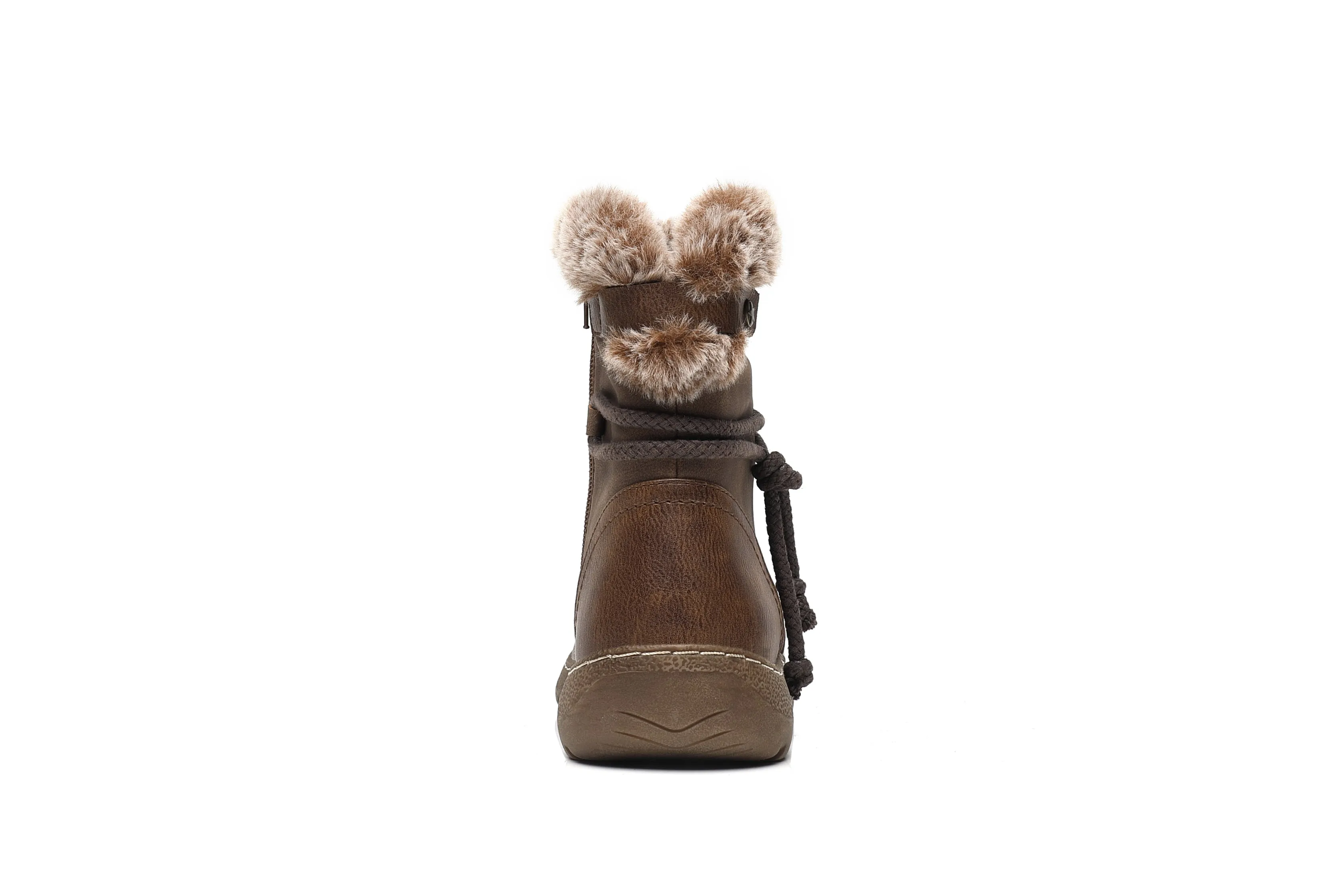IVACHY Classic Ankle Boots- Soft Fur ankle curf- warm lining - insulated interior- slip resistant A2504