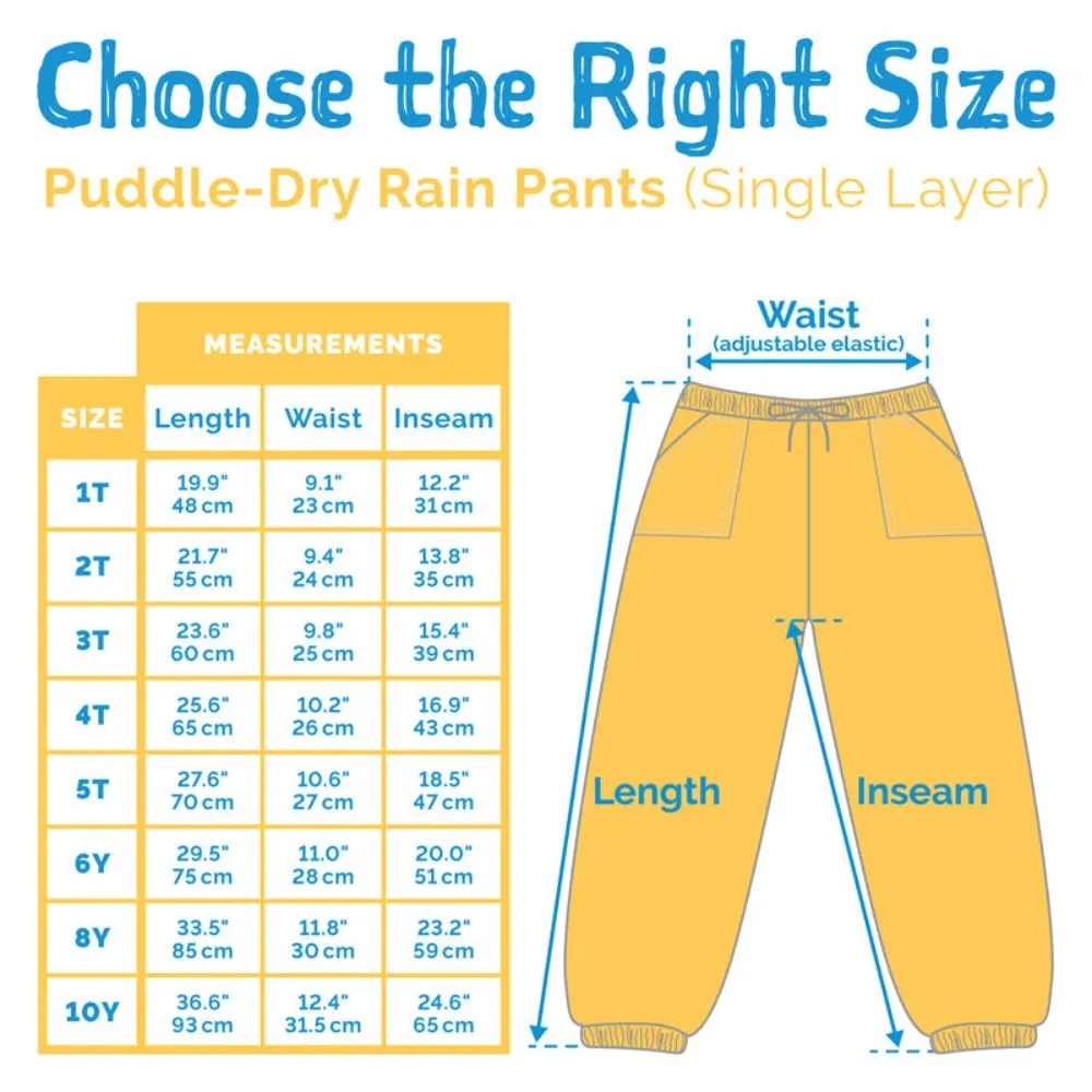 Jan & Jul Waterproof Single Layer Rain Pant (navy)