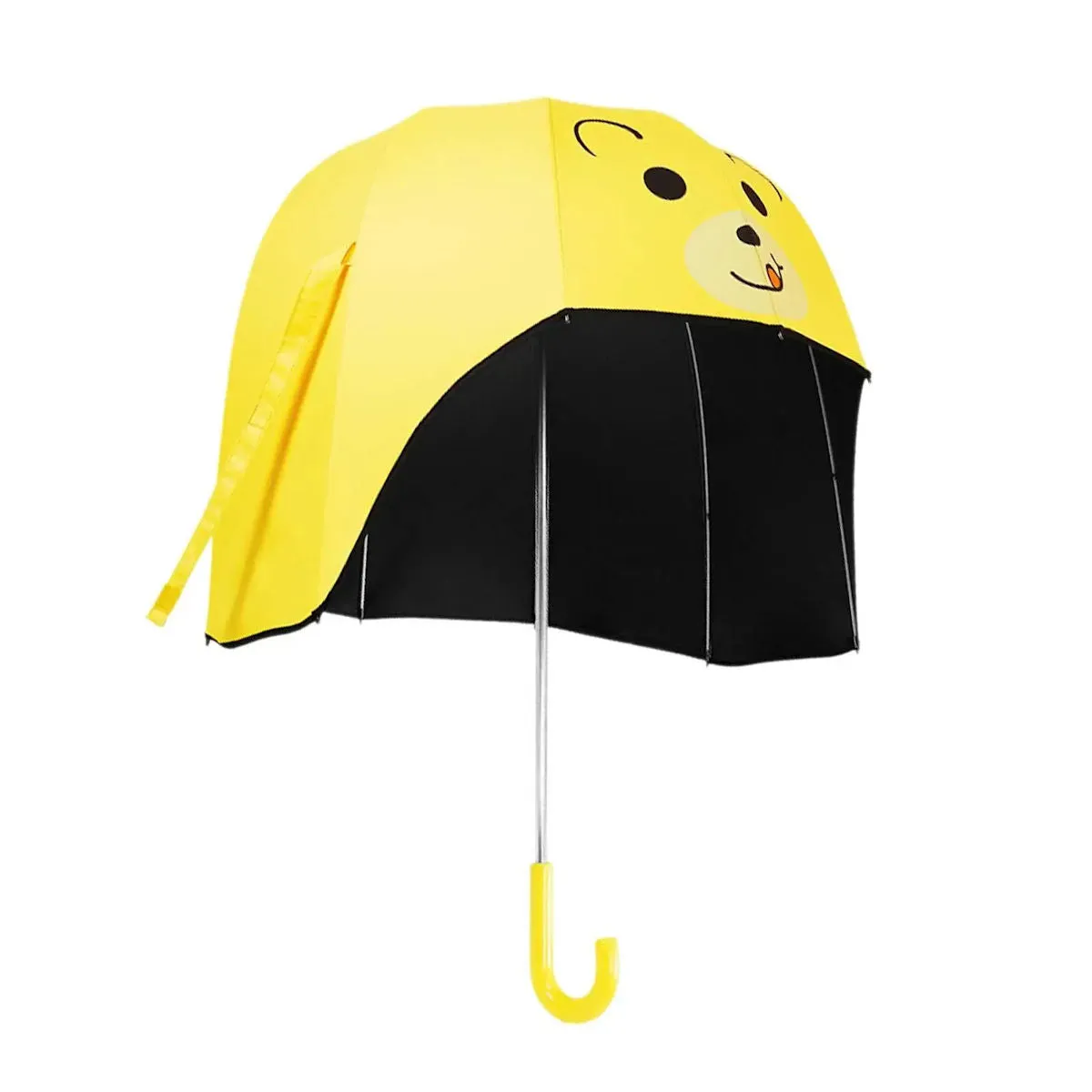 Kids Umbrella Stick Umbrella Cap Shape Cartoon Animal Children Umbrella