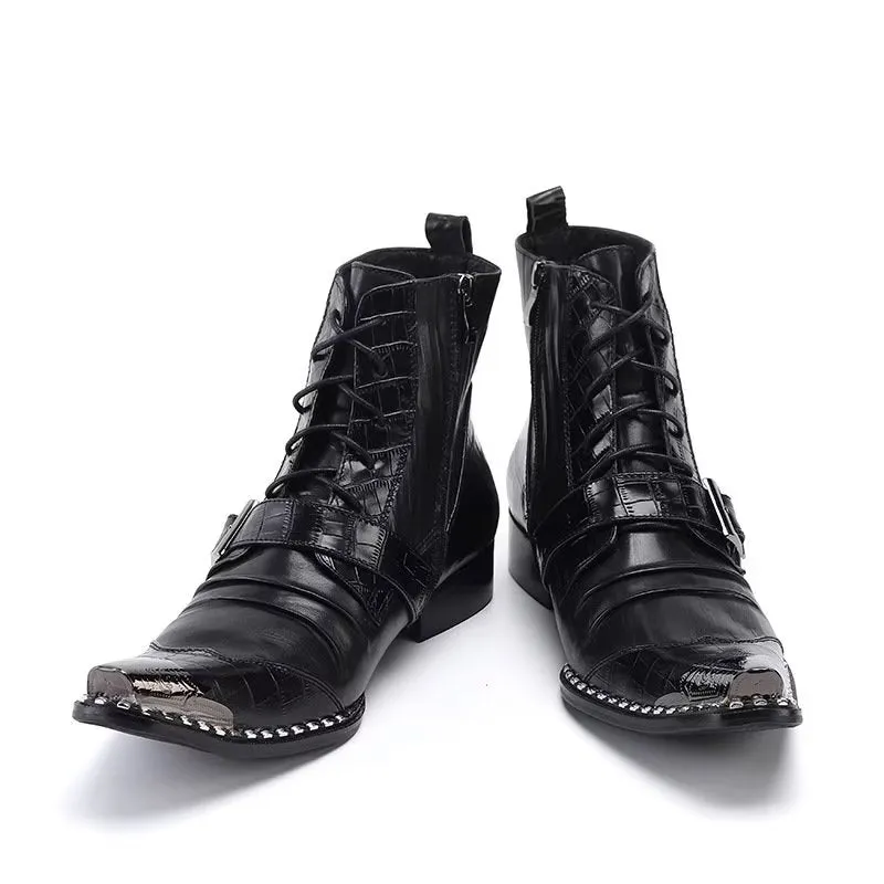 Luxe Serpatura Executive Ankle Boots