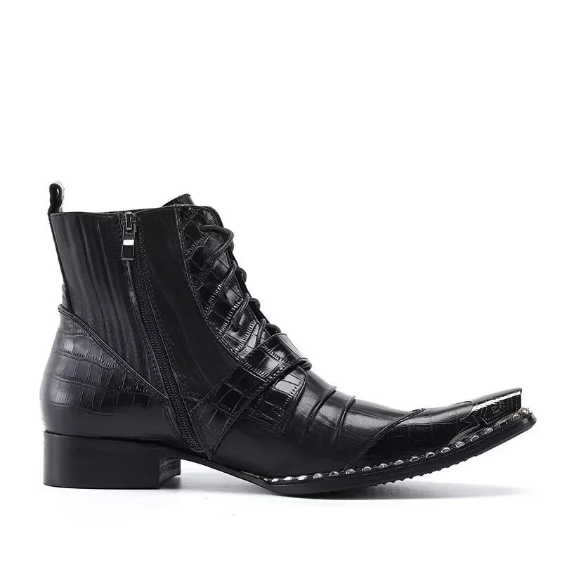 Luxe Serpatura Executive Ankle Boots