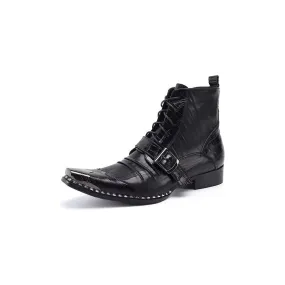 Luxe Serpatura Executive Ankle Boots