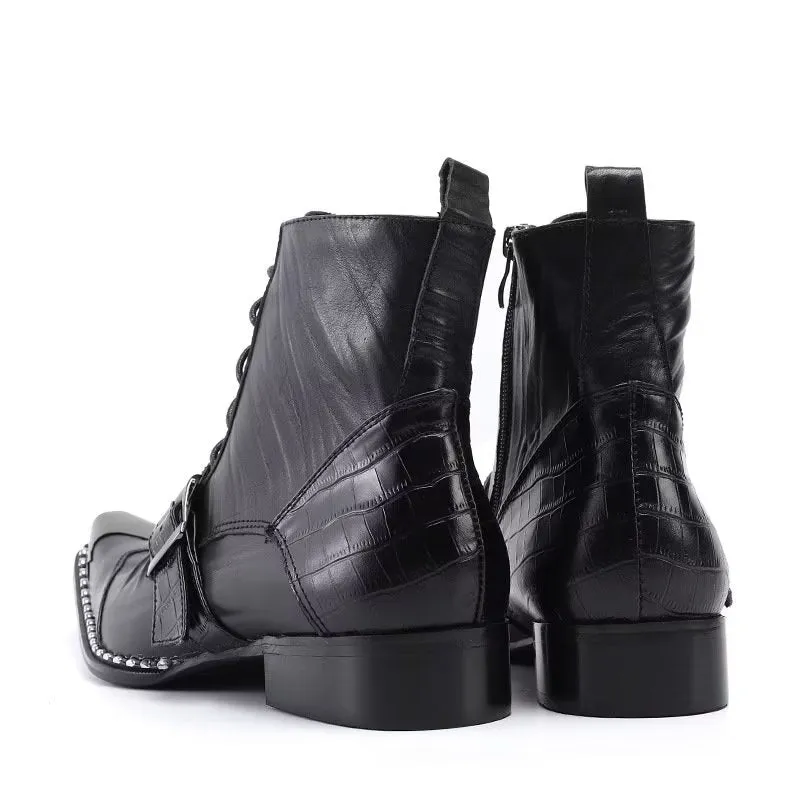 Luxe Serpatura Executive Ankle Boots