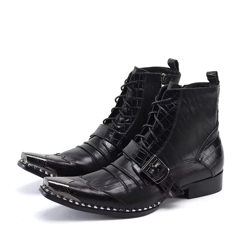 Luxe Serpatura Executive Ankle Boots