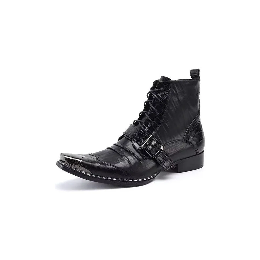 Luxe Serpatura Executive Ankle Boots