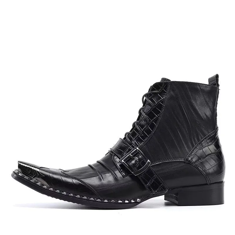 Luxe Serpatura Executive Ankle Boots