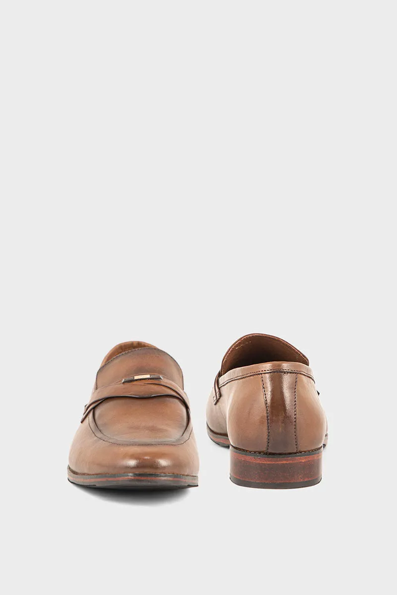 Men Formal Loafers MF7023-Brown