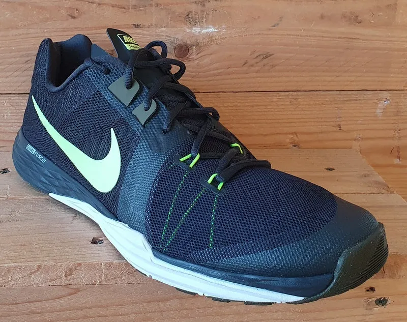 Nike Dual Fusion Training Low Textile Trainers UK10/US11/EU45 832219-012 Black