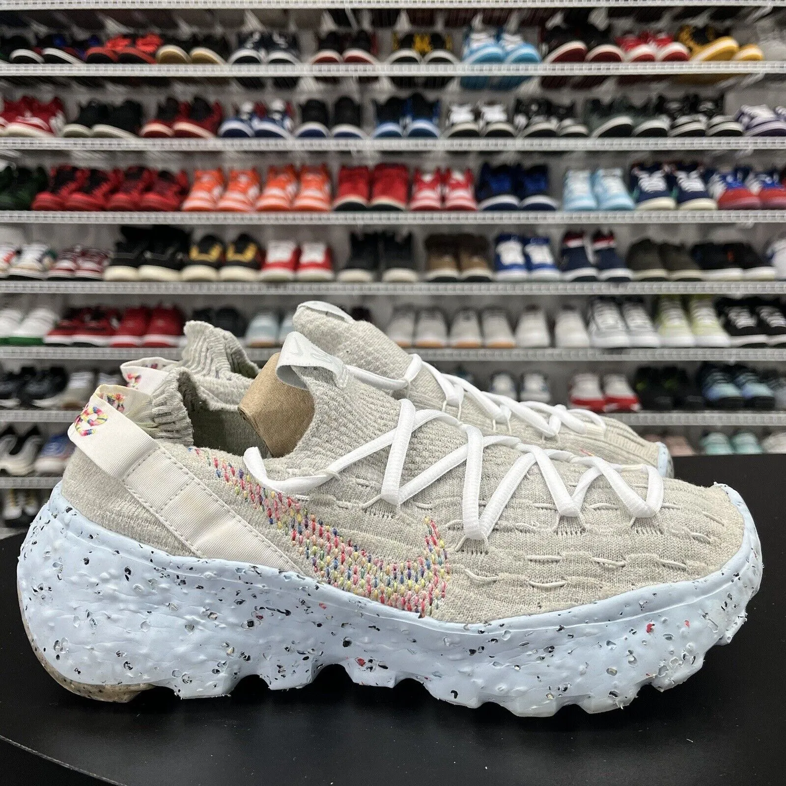 Nike Space Hippie 04 Grey Rainbow CZ6398-102 Men's Size 10