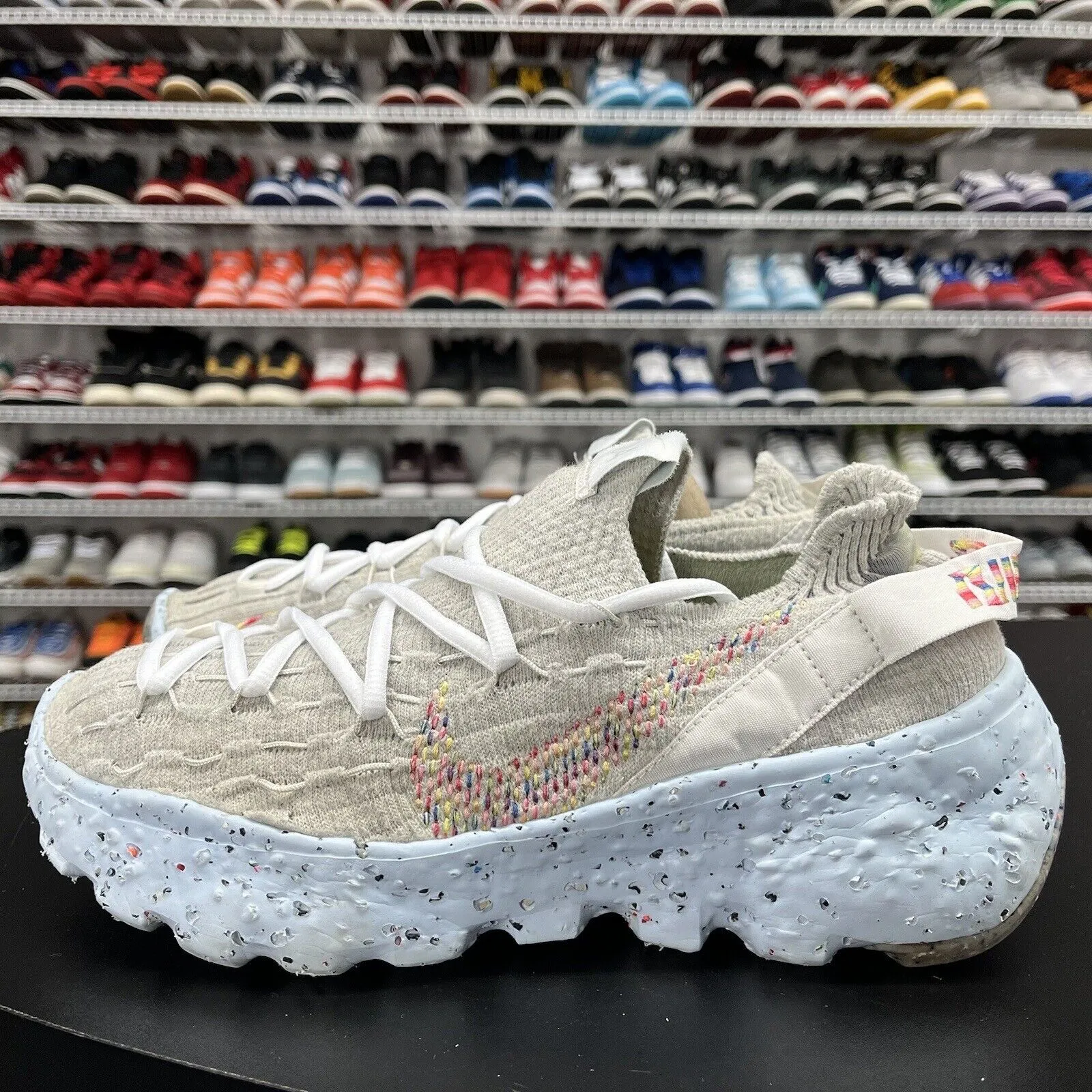 Nike Space Hippie 04 Grey Rainbow CZ6398-102 Men's Size 10