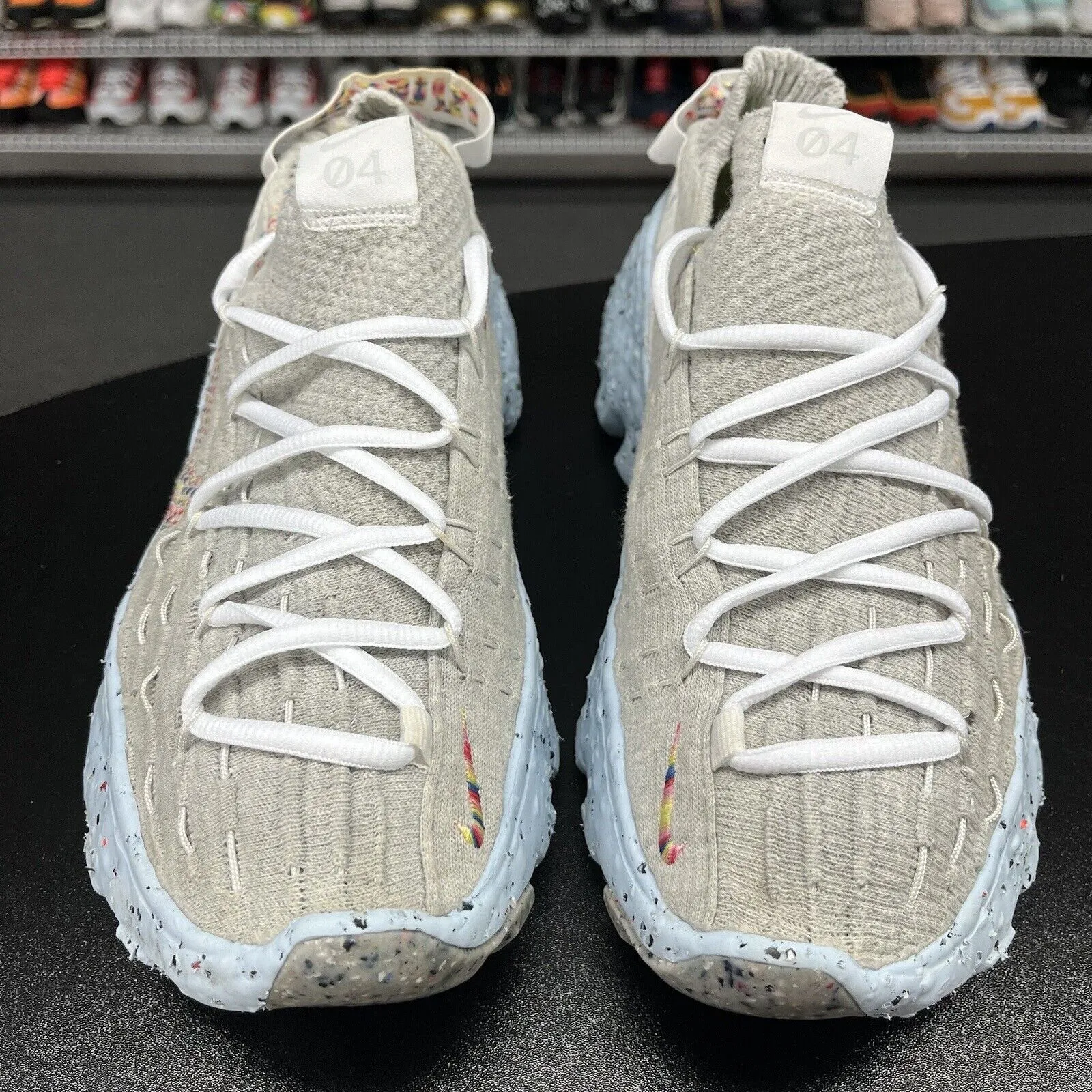 Nike Space Hippie 04 Grey Rainbow CZ6398-102 Men's Size 10
