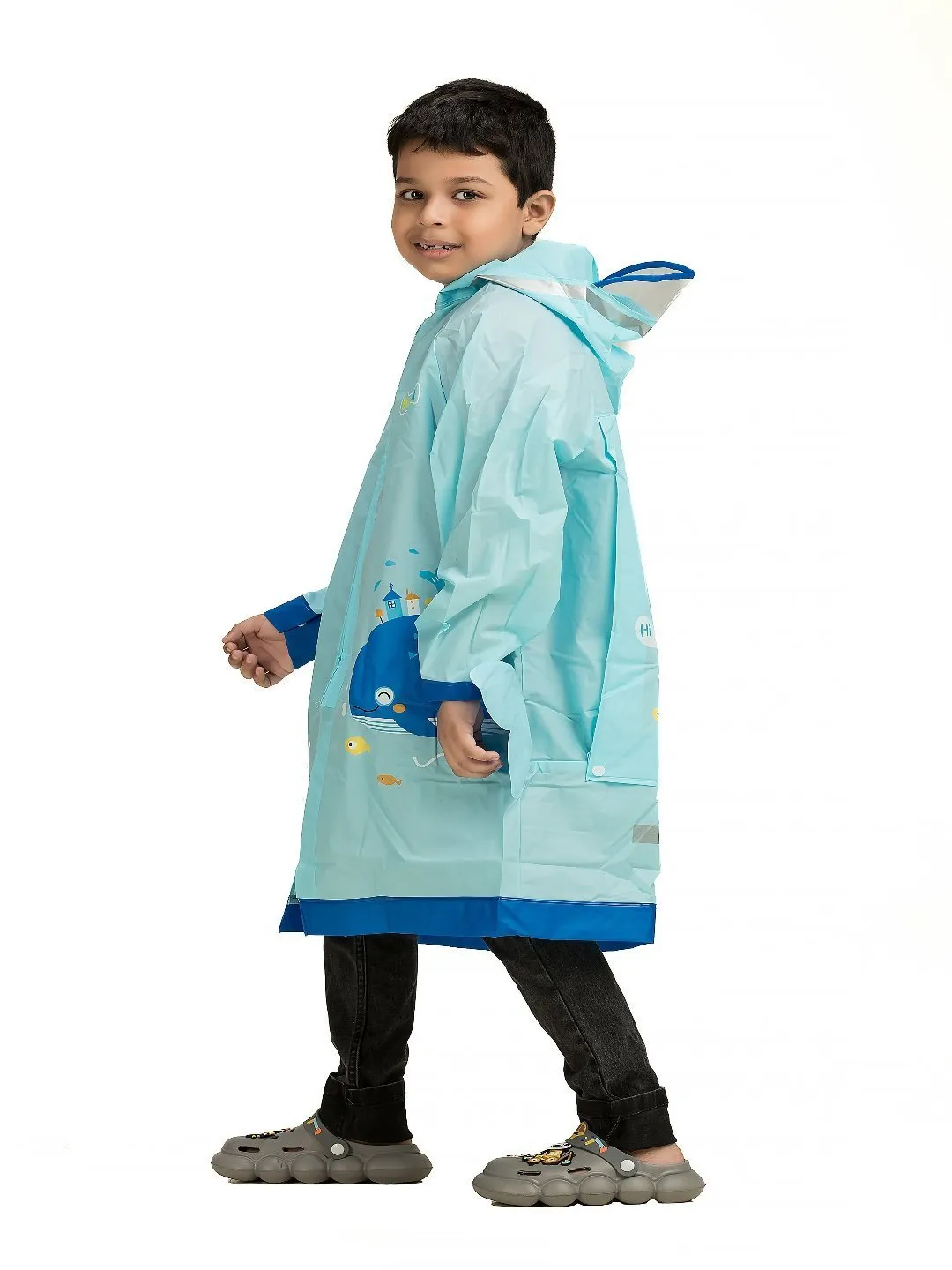 Ocean Explorer Light Blue Raincoat