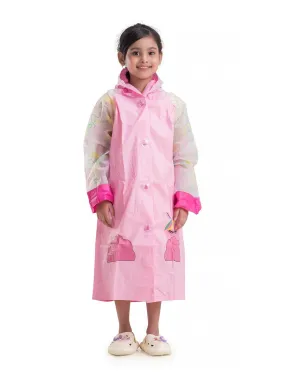 Pink Magical Unicorn Raincoat for Girls