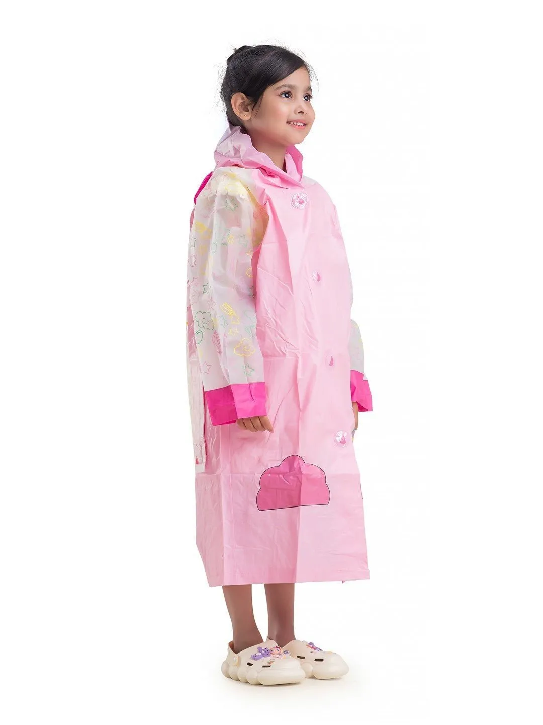Pink Magical Unicorn Raincoat for Girls