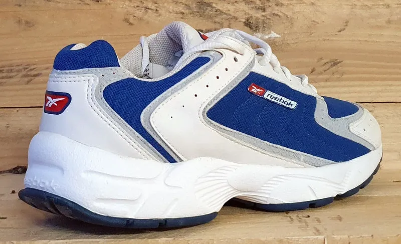 Reebok Daytona Nylon/Leather Trainers 1-78557 White/Blue UK7/US9.5/EU40.5