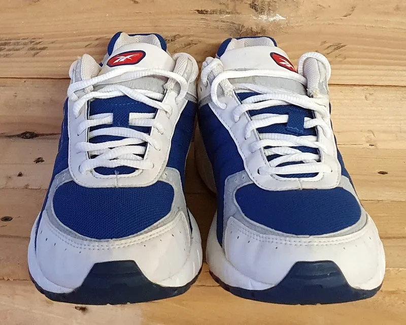 Reebok Daytona Nylon/Leather Trainers 1-78557 White/Blue UK7/US9.5/EU40.5