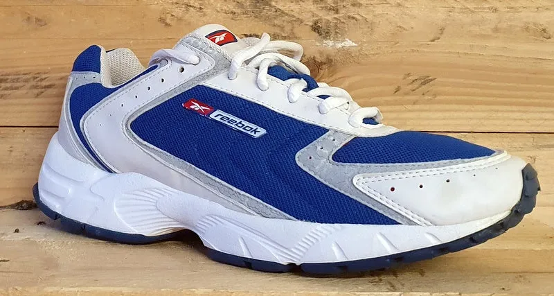 Reebok Daytona Nylon/Leather Trainers 1-78557 White/Blue UK7/US9.5/EU40.5