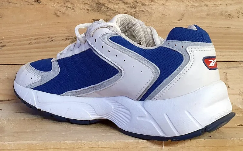 Reebok Daytona Nylon/Leather Trainers 1-78557 White/Blue UK7/US9.5/EU40.5
