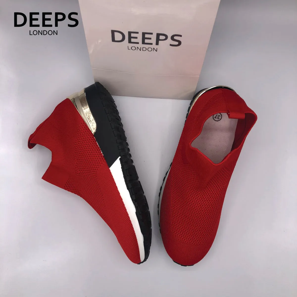 RUBY2 - RUNNING SNEAKERS TRAINERS BLACK WHITE