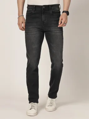 Style Quotient Men Black Regular Fit Mid Rise Stretchable Jeans