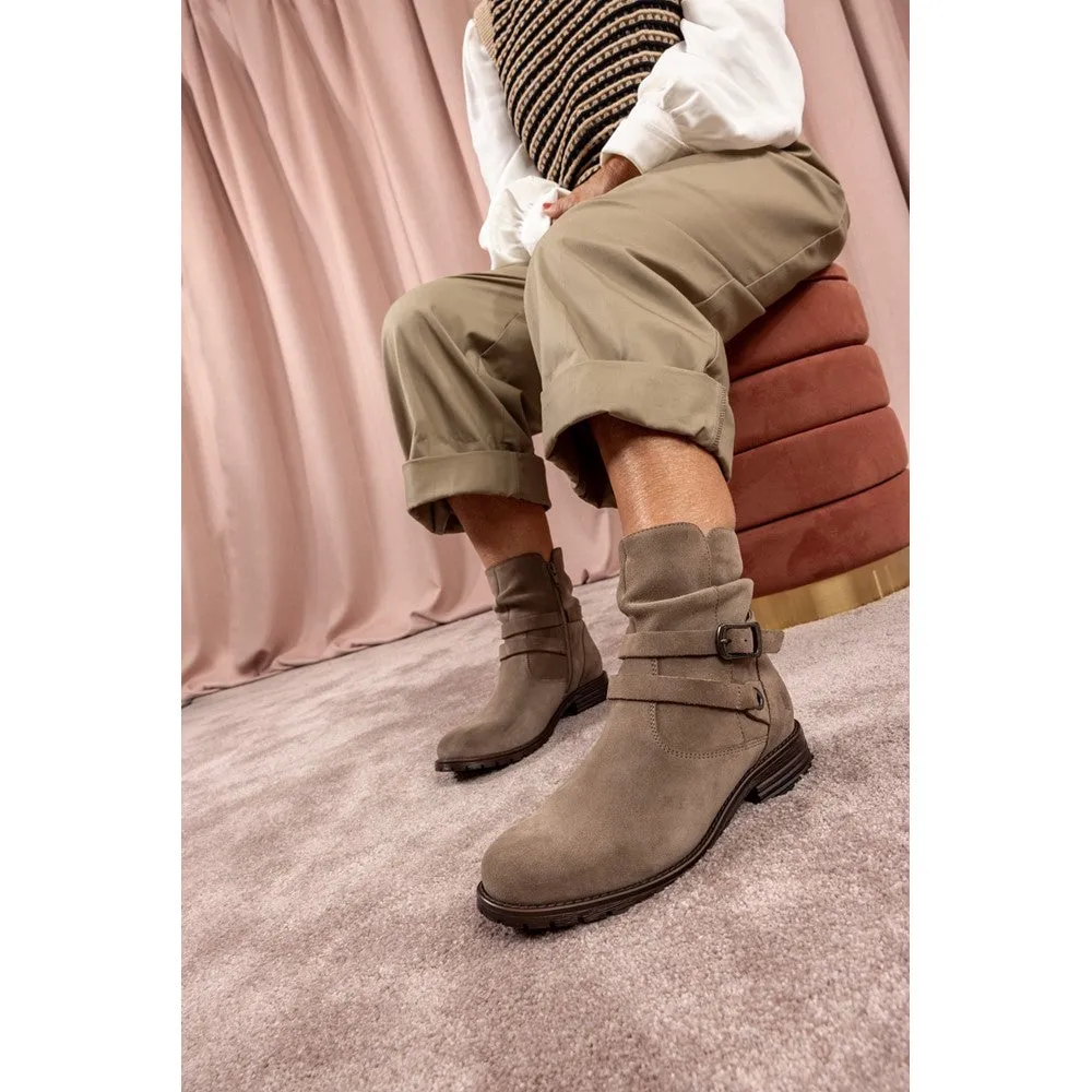 Taupe Piper Ankle Boots