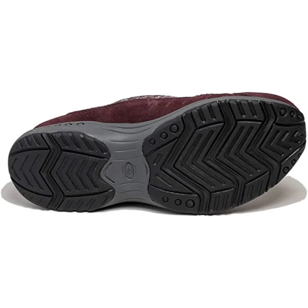 Traveltime 600 Dark Red 600 Fabric Easy Spirit Clog Mule